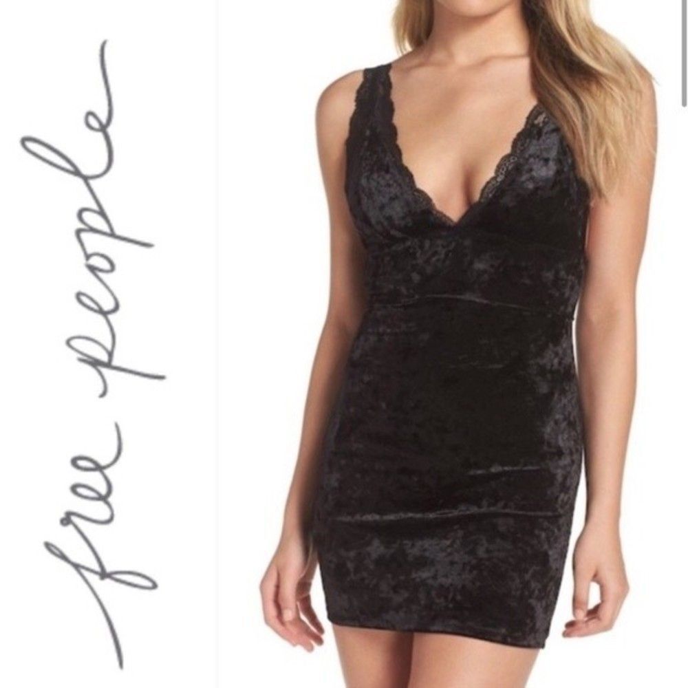 Free People Viper Velvet Chemise